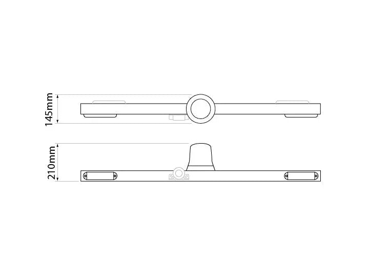 Ionnic™ Minebar With Amber Rotating Beacon & Reversing Alarm - 1275mm ionnic