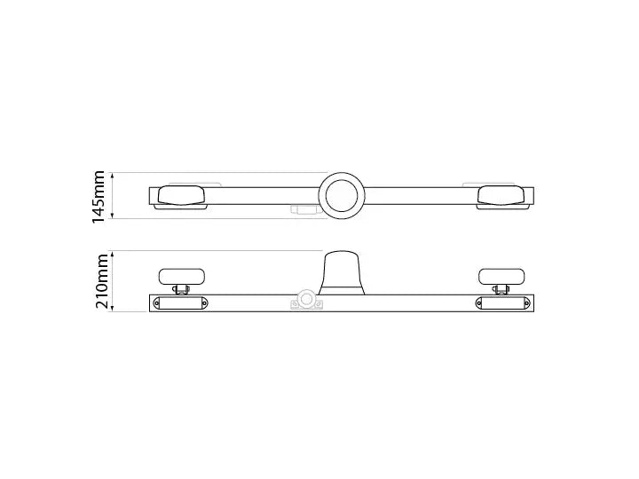 Ionnic™ Minebar Bolt On With Amber Rotating Beacon, Reversing Alarm & Reversing Lamps - 1275mm ionnic