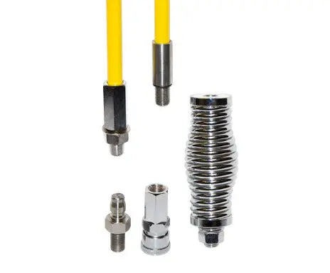 Exoguard™ 1.2 Metre Premium Mining Whip Flag including all and Fittings Industroquip