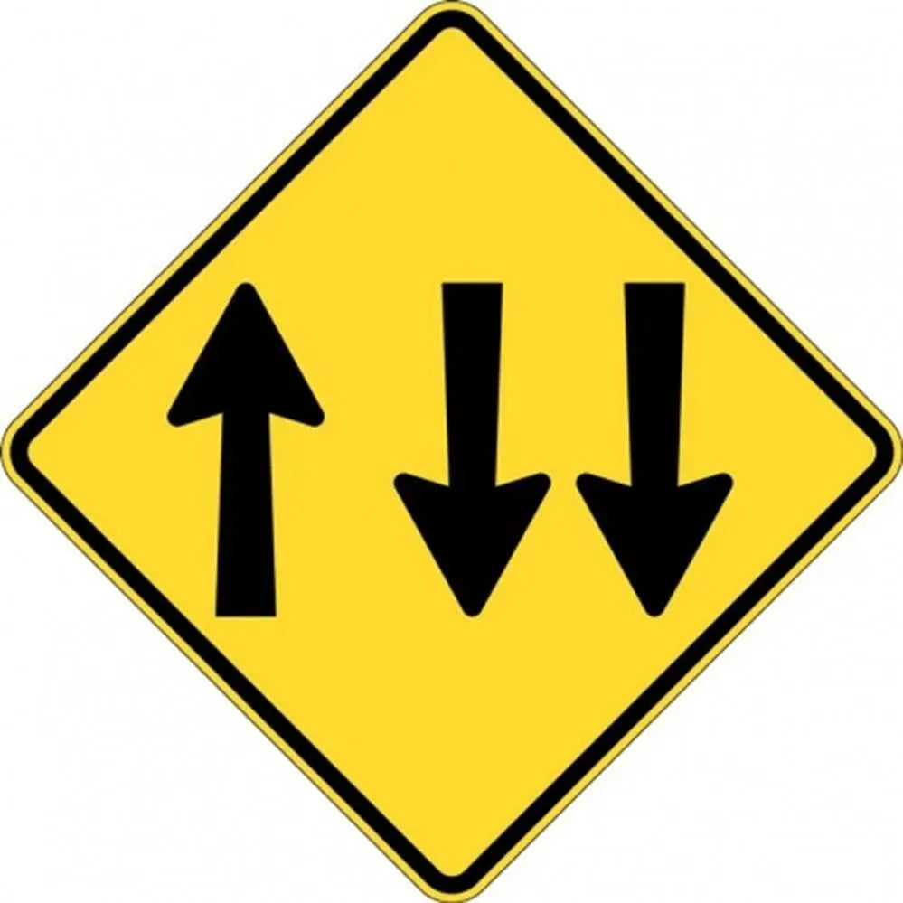 W4-10A Lane Allocation- Class 1 Reflective - 600mm x 600mm Industroquip