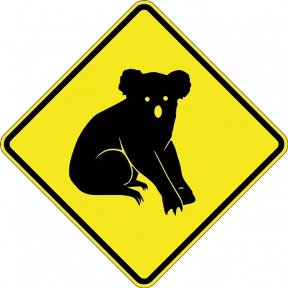 W5-47A Koala Sign- Class 1 Reflective - 600mm x 600mm Industroquip