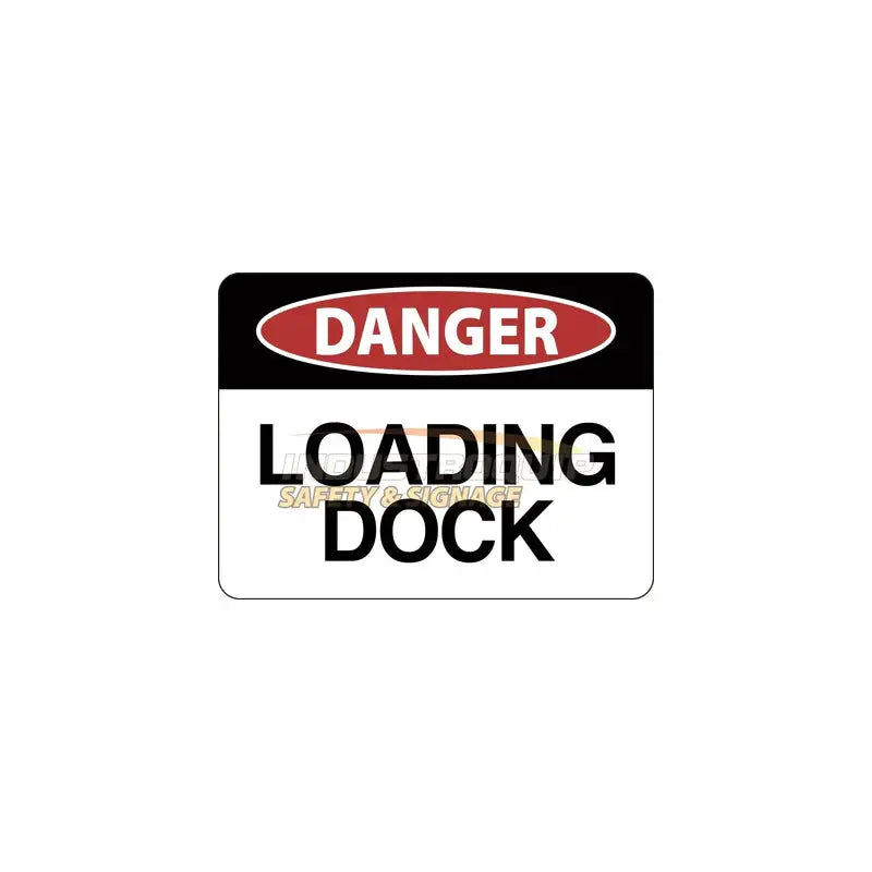 Danger Loading Dock Safety Sign Industroquip