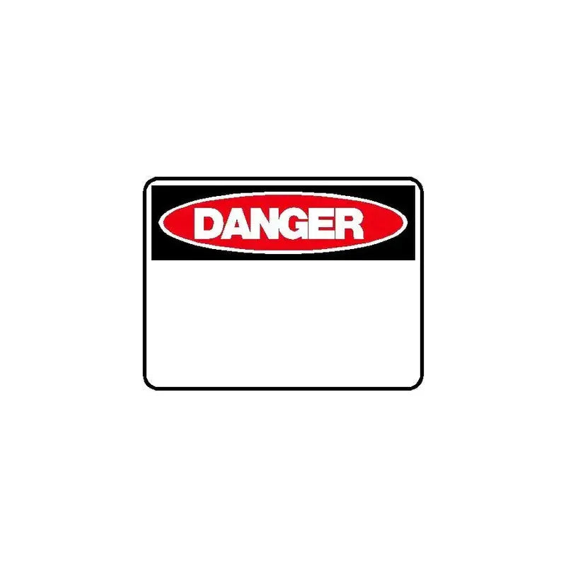 Danger Sign - Blank Industroquip