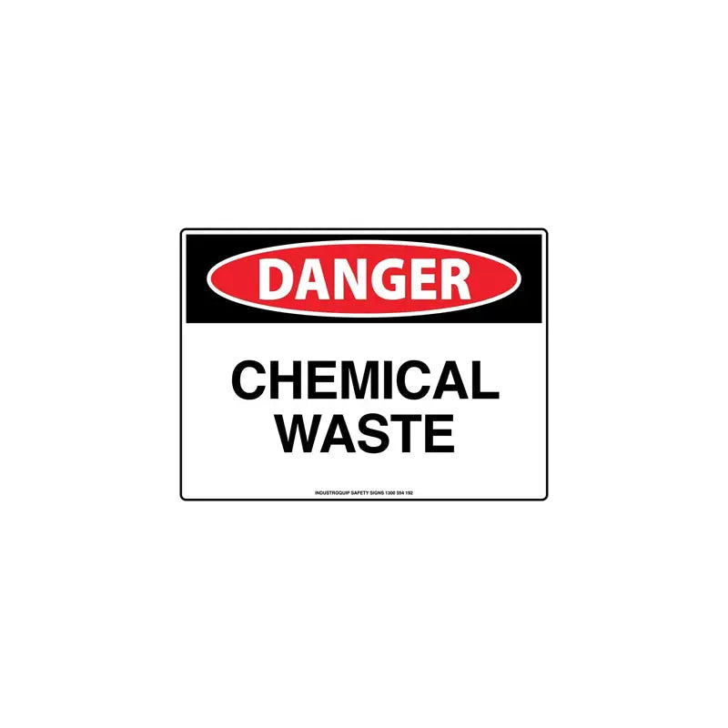 Danger Sign - Chemical Waste