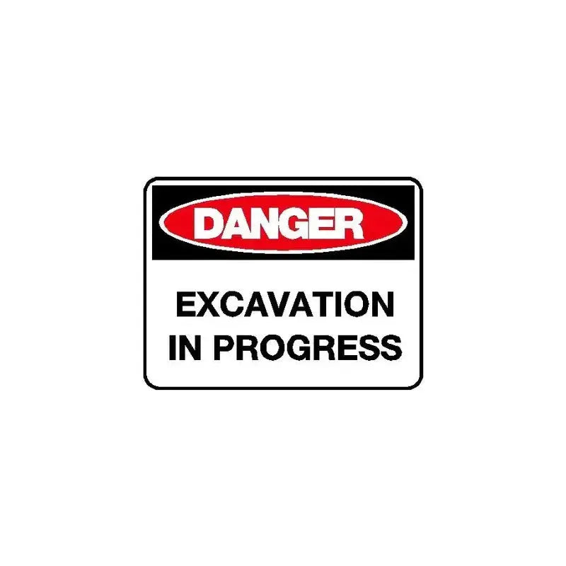 Danger Sign - Excavation In Progress Industroquip