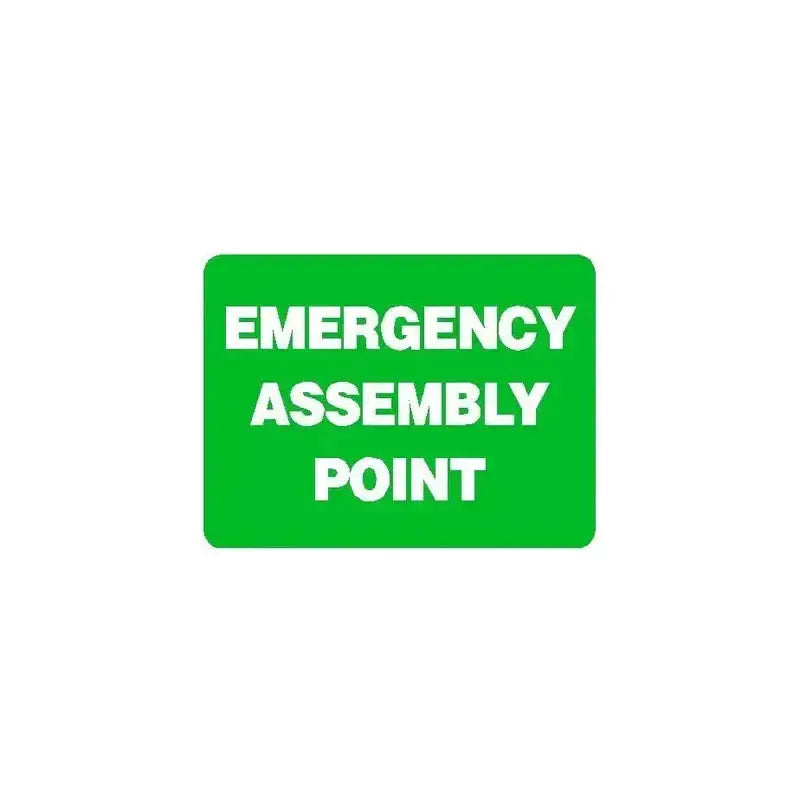 Emergency Sign - Emergency Assembly Point Industroquip