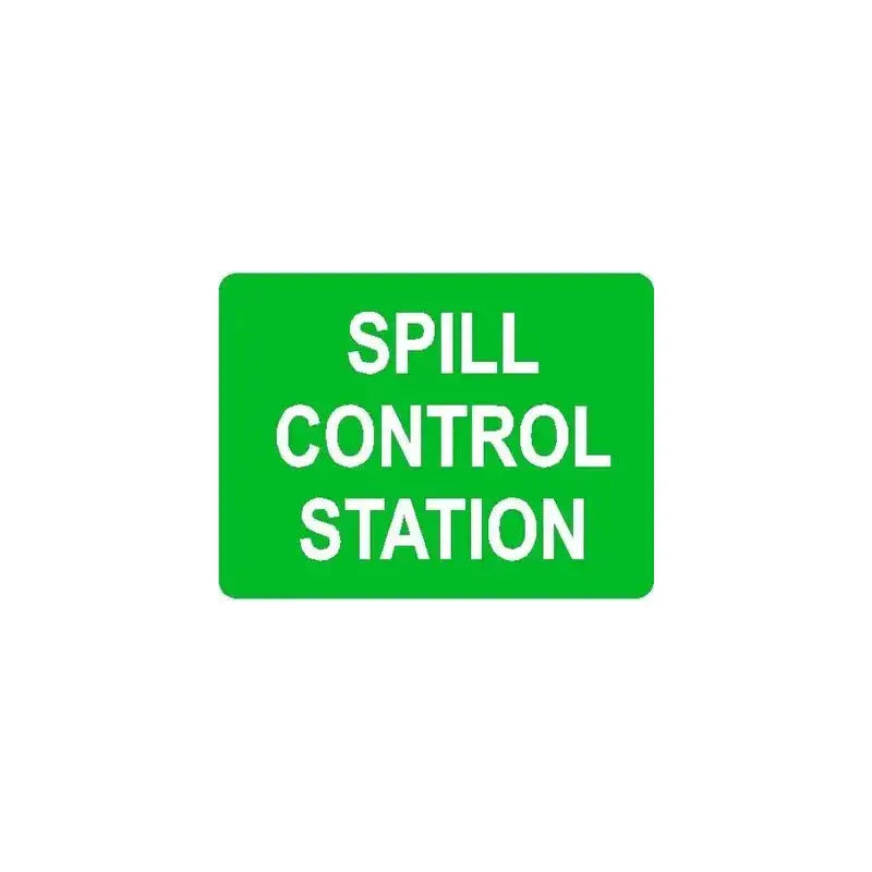 Emergency Sign - Spill Control Station | AS/NZS 1319 Safety Signs | Industro Australia