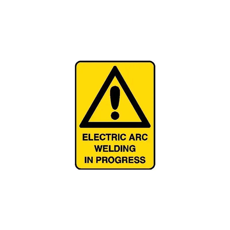 Hazard Sign - Electric Arc Welding in Progress Industroquip