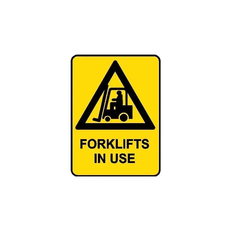 Hazard Sign - Forklifts in Use | AS/NZS 1319 Safety Signs | Industro Australia
