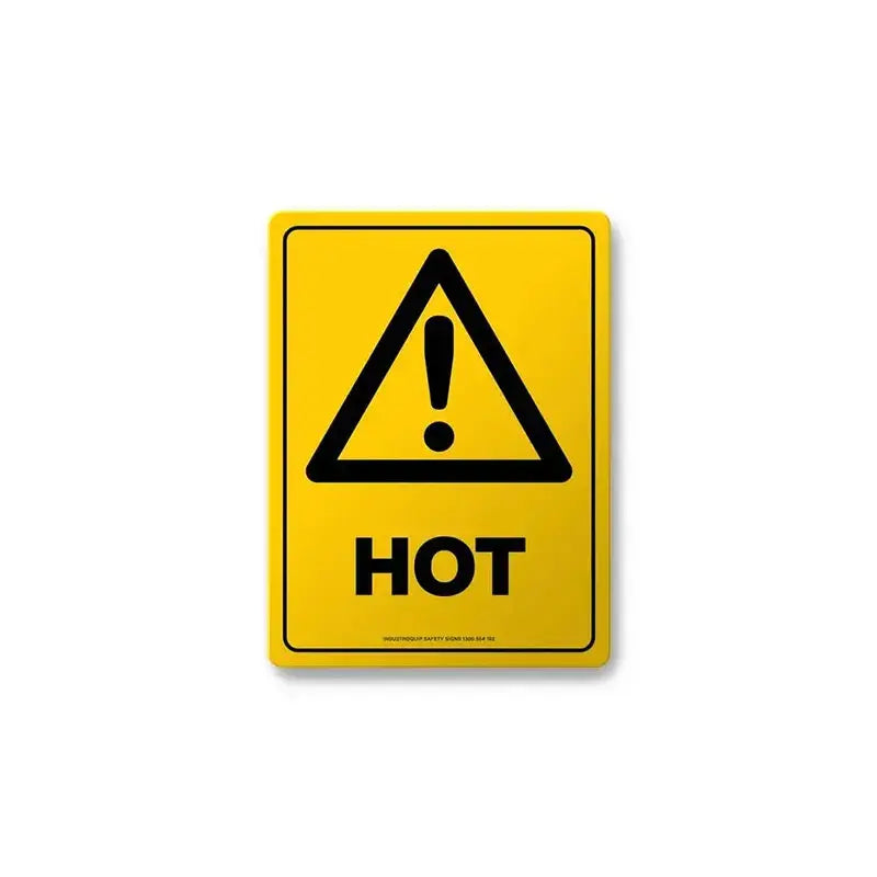 Hazard Sign - Hot | AS/NZS 1319 Safety Signs | Industro Australia