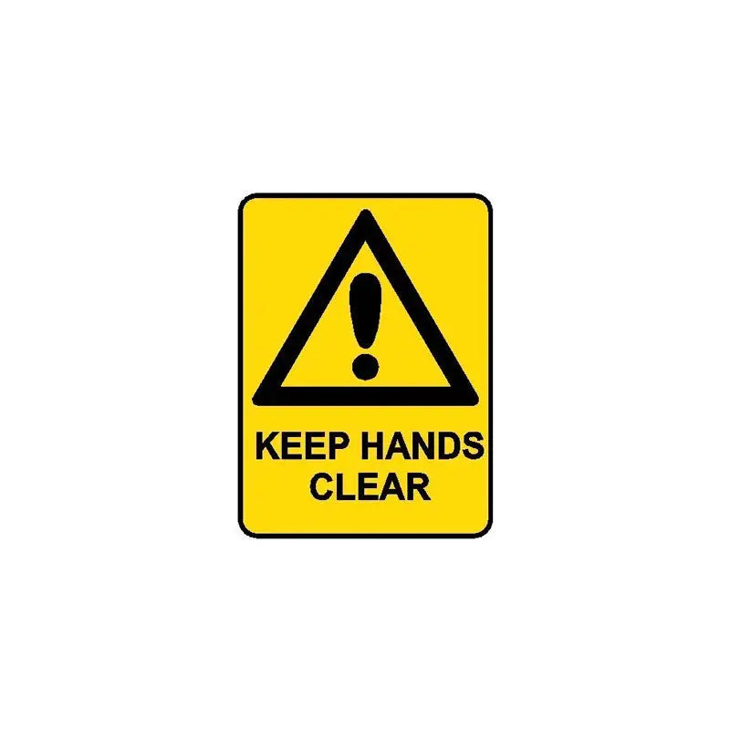Hazard Sign - Keep Hands Clear Industroquip