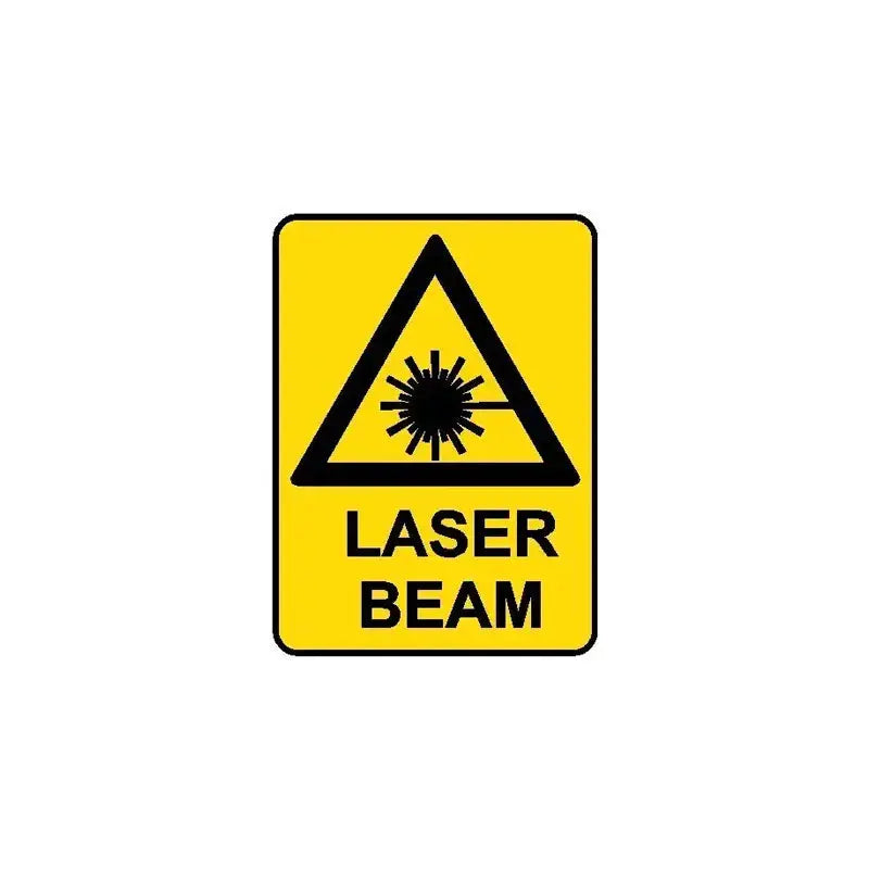 Hazard Sign - Laser Beam | AS/NZS 1319 Safety Signs | Industro Australia