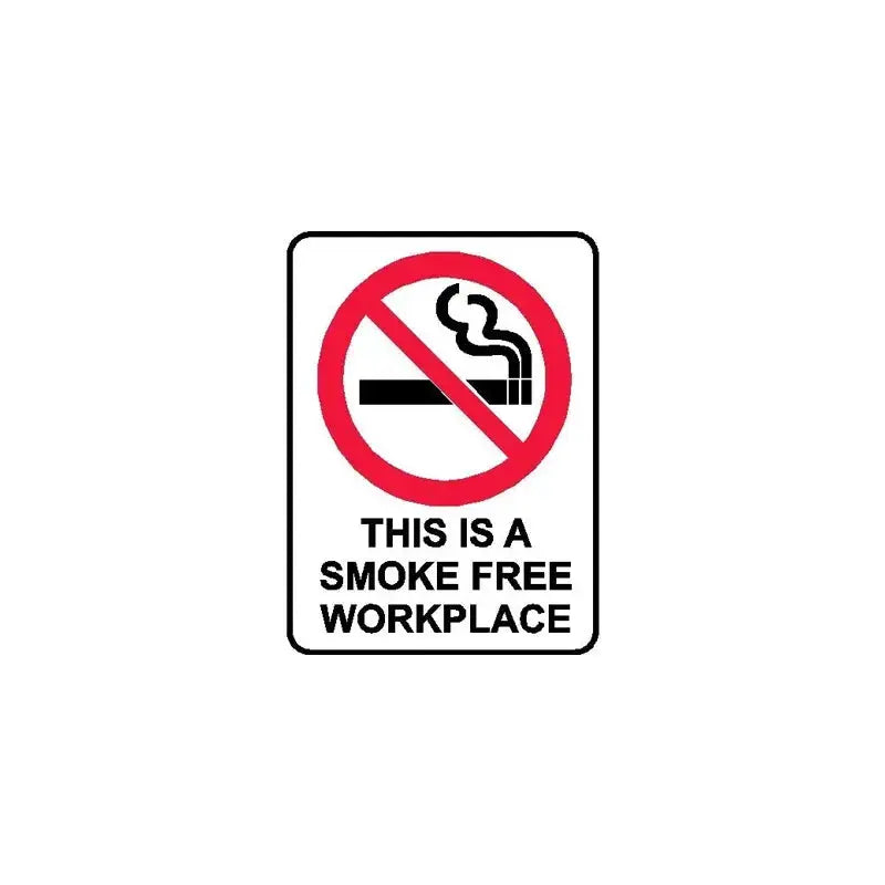 Prohibition Sign - This Is A Smoke Free Workplace | AS/NZS 1319 Safety Signs | Industro Australia