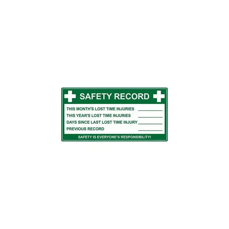 Safety Record Board - Metal